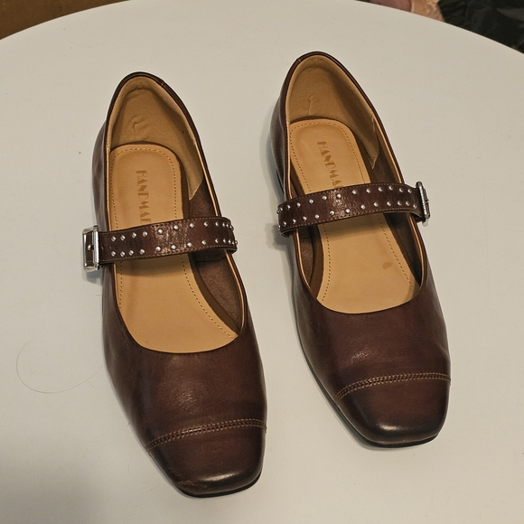 Mary Jane Shoes Women's Size 7.5-8 Chestnut Color. - Picture 6 of 13